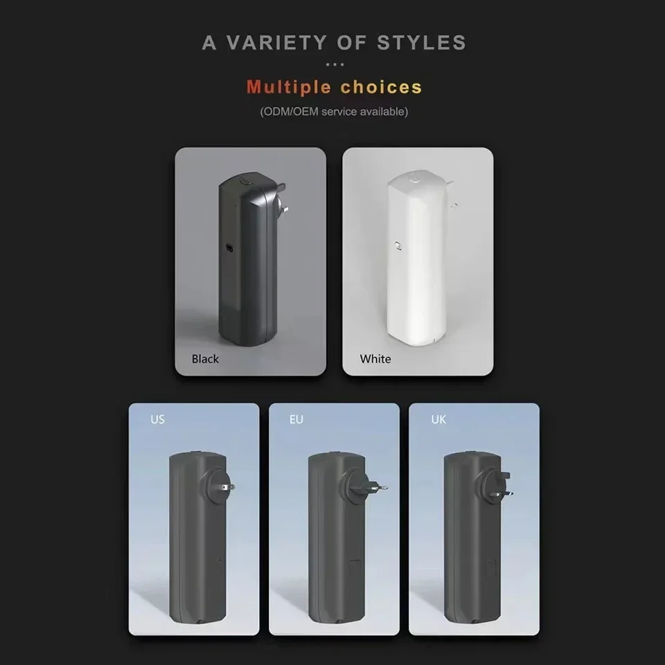 Home Fragrance H&M - เครื่องกระจายกลิ่นหอมแบบติดผนัง ใช้กับน้ำมันหอมระเหย พร้อมระบบควบคุมผ่านแอปพลิเคชันบลูทูธ สำหรับบ้านและสำนักงาน
