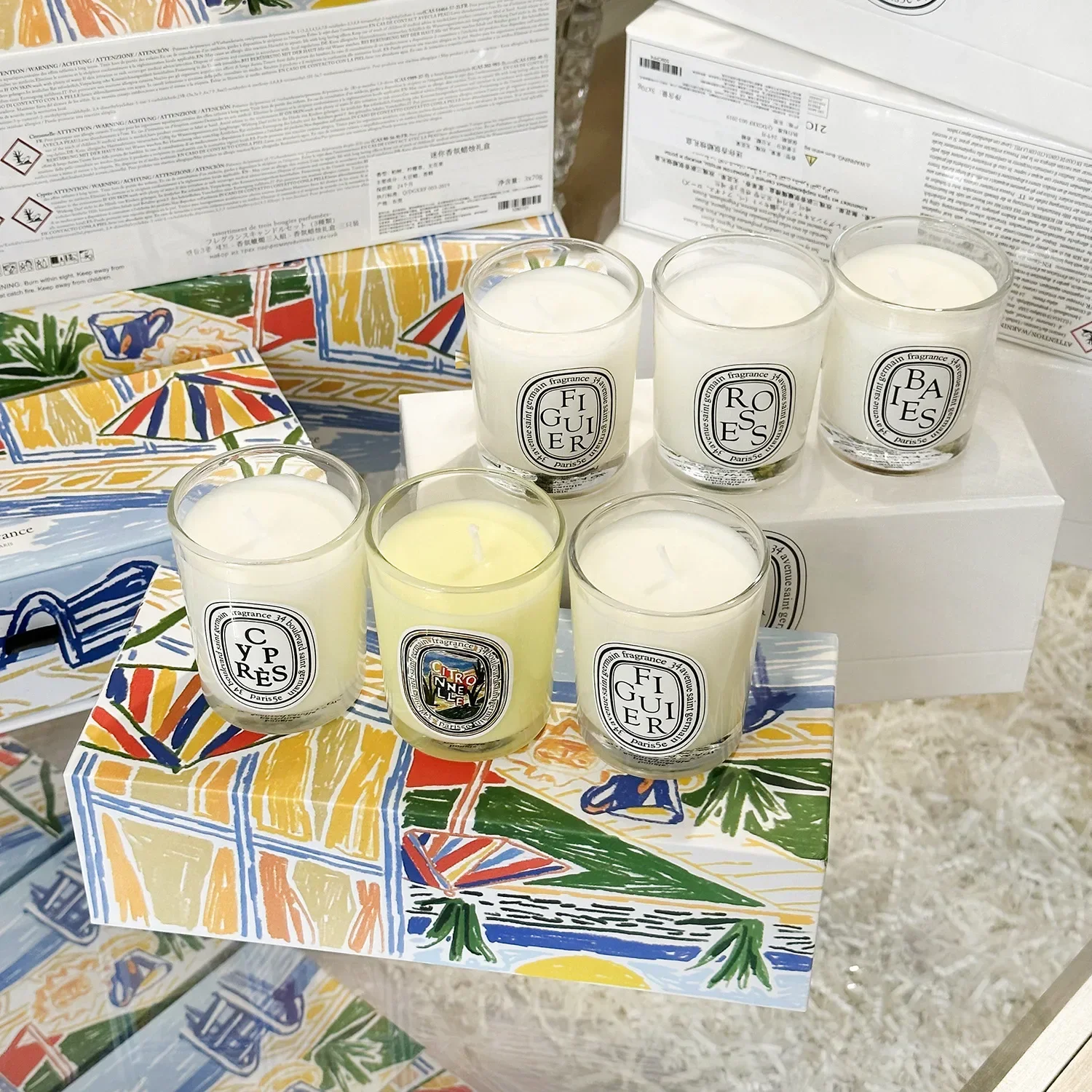 Home Fragrance French - เทียนอโรมา เทียนหอมพืชธรรมชาติ กลิ่นหอมฝรั่งเศส กลิ่นหอมสดชื่นและสง่างาม ยาวนาน Air