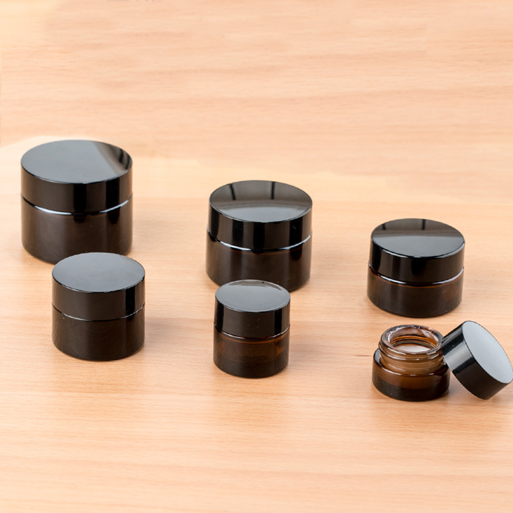 ถ้วยเทียนแก้วทรงกลมสีน้ําตาลแล - Amber Jar Candle บทวิจารณ์และราคา