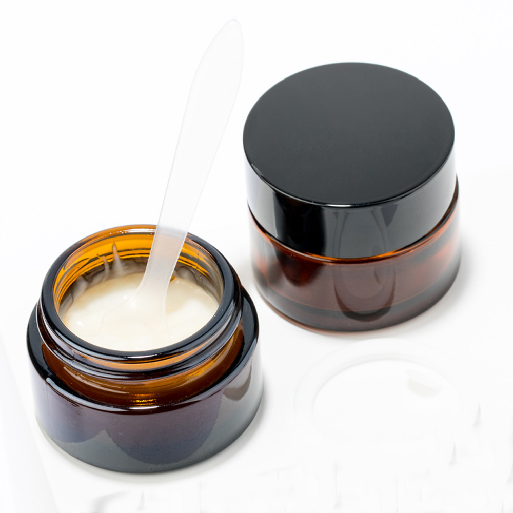 ถ้วยเทียนแก้วทรงกลมสีน้ําตาลแล - Amber Jar Candle บทวิจารณ์และราคา