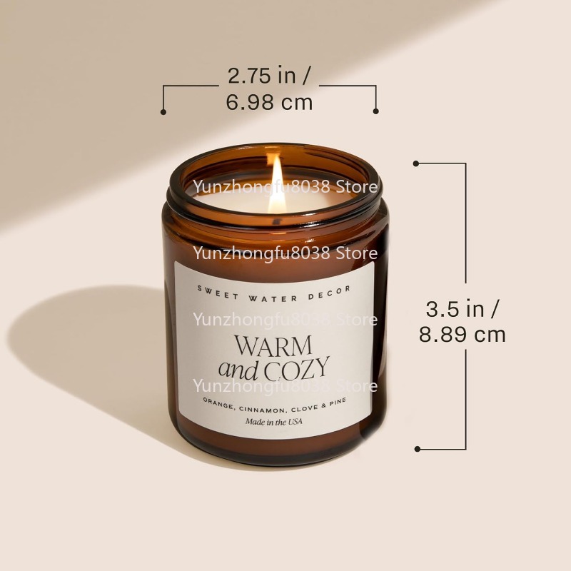 กลิ่นเครื่องเทศอุ่นๆ และกลิ่นส - Amber Jar Candle บทวิจารณ์และราคา