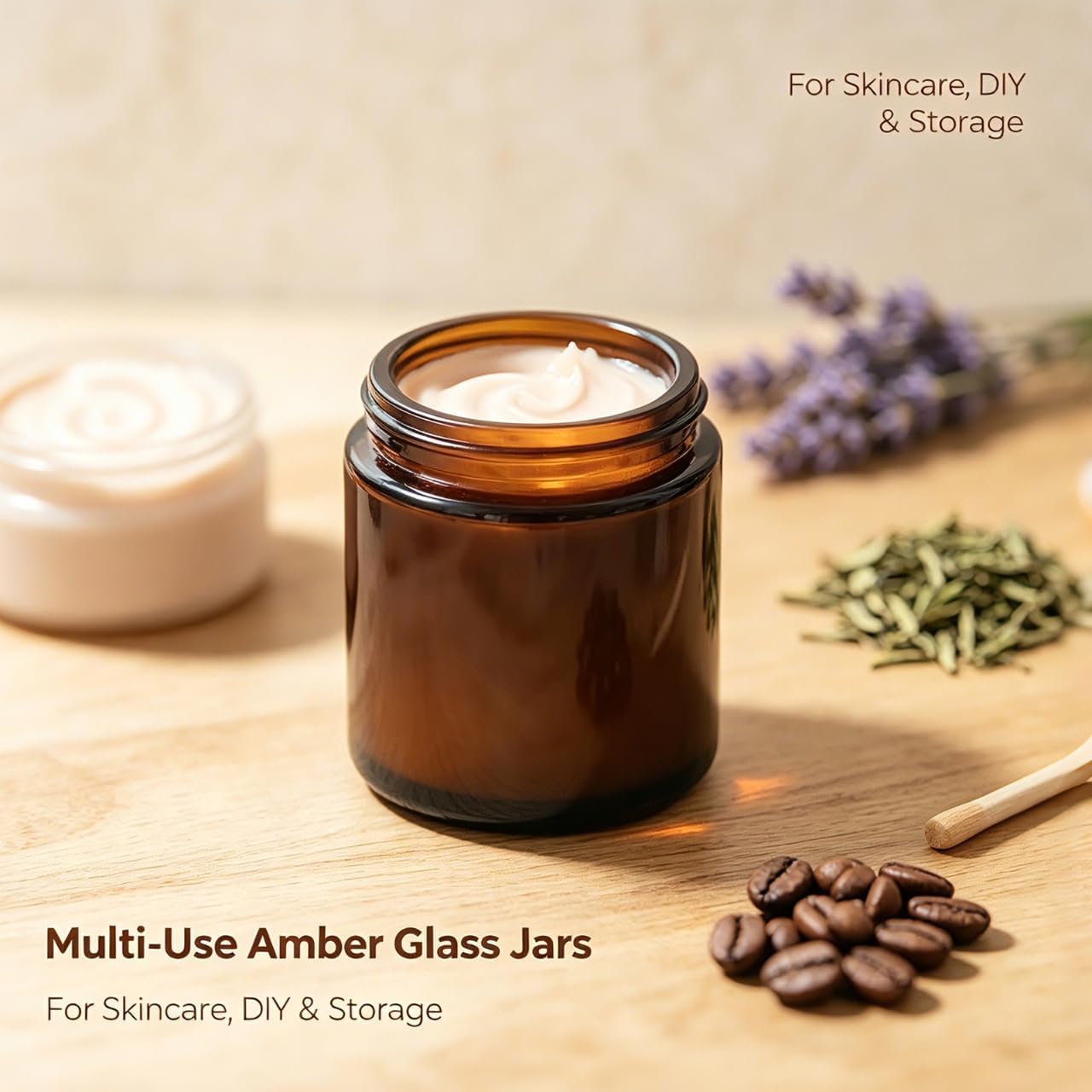 ขวดแก้วสีอำพันขนาด 8 ออนซ์ 30  - Amber Jar Candle บทวิจารณ์และราคา