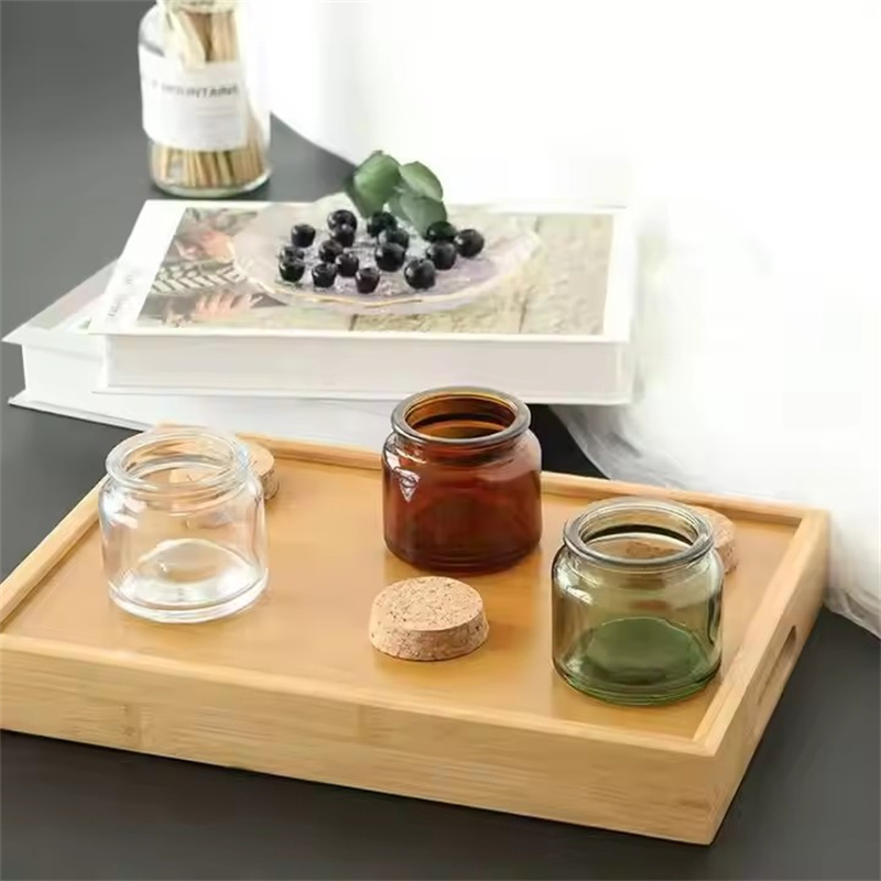 Cangkir kaca เทียน DIY 60ชิ้นพ - Amber Jar Candle บทวิจารณ์และราคา